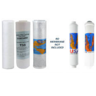 iSpring RCC7AK Compatible Filter Replacement Kit Alkaline PH 6-Stage 75 GPD RO System RO Membrane Sold Separately YS-ISPG-RCC7AK