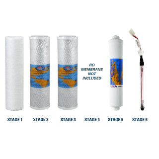 1-Year Filter Replacement Kit for TGI625U Reverse Osmosis System 50 GPD RO Membrane Sold Separately YS-TGI625U