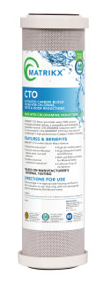 Matrikx Matrikx CTO-Series 2.5 x 10 5 Mic Chlorine/Chloramine Taste and Odor 32-250-10-MATRIKX