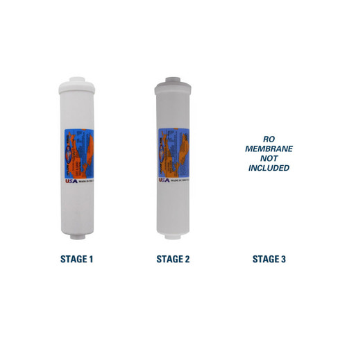 1-Year Filter Replacement Kit for Vertex PWC-400, PWC-500, PWC-600, PWC-1000, PWC-1010, PWC-1500, PWC-1800, PWC-2000 Reverse Osmosis System RO Membrane Sold Separately YS-VERPWC