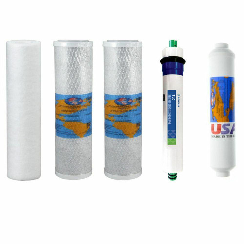 Ultima VII Compatible RO Replacement Filter Bundle for Drinking Water Reverse Osmosis Filtration System YSM-ULTIMAVII