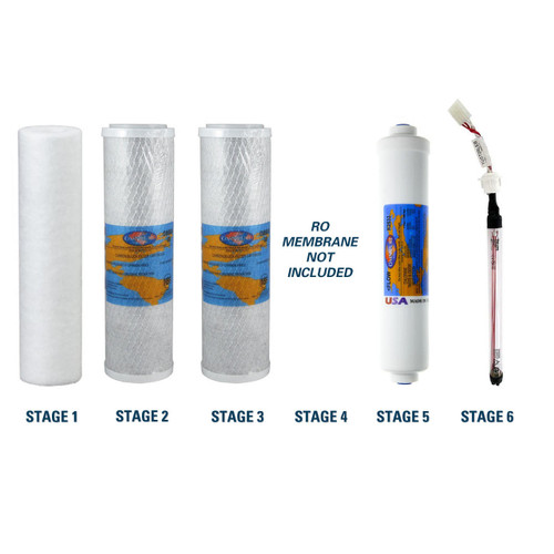 1-Year Filter Replacement Kit for TGI625U Reverse Osmosis System 50 GPD RO Membrane Sold Separately YS-TGI625U