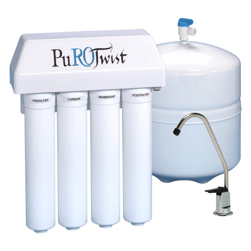 PuROTwist PuROTwist 4000 Reverse Osmosis 50 gpd 4-Stage System PT4000T50-SS PT4000T50-SS