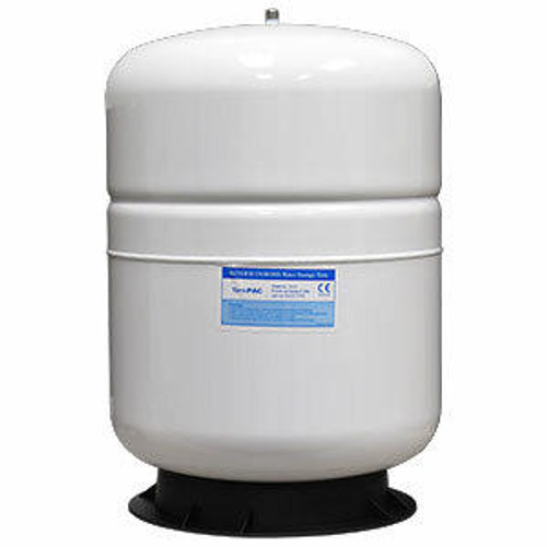 PAE PAE 9.2 Gallon 5.5 Gal Capacity Steel RO Water Storage Pressure Tank - White 1/4 Male Threads TKE-TP35 TKE-TP35