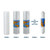 PUREVALUE 5EZ50 Compatible RO Filter Replacement Bundle Reverse Osmosis Membrane Sold Separately YS-5EZ50