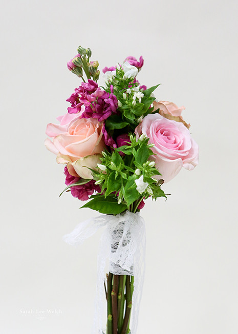 White Roses, Anemone and Ivy Bridal Bouquet Loveland Wedding Florist