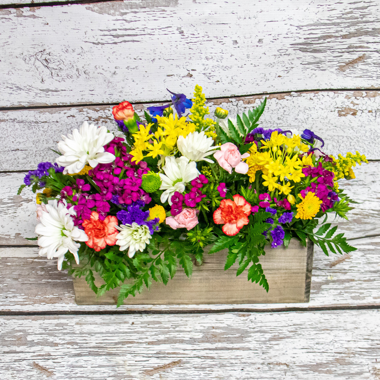 Summers Rustic Centerpiece Loveland Flower Delivery Earle s Flowers