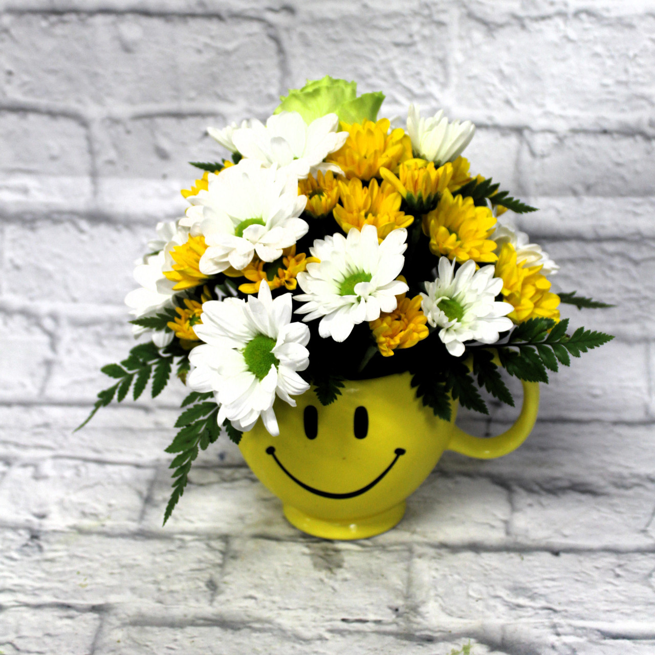 flower smiley face