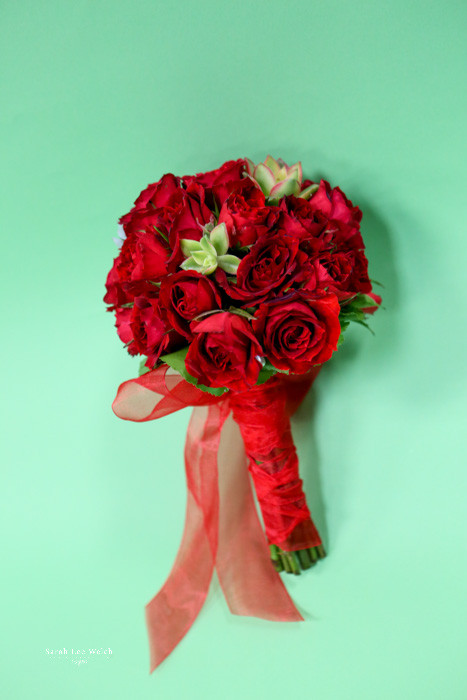 Pink & Red Rose Bouquet Loveland Wedding Florist Earle's Flowers