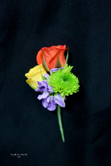 Rainbow Connection Boutonniere