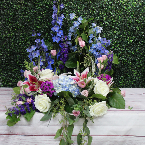 Love and Lily Urn Wreath