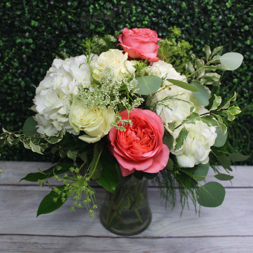 Dreamy Hydrangea Vase Arrangement