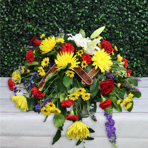 Country Love Casket Spray