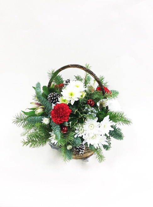 A Basket of Fresh Flowers filled with winter fun!