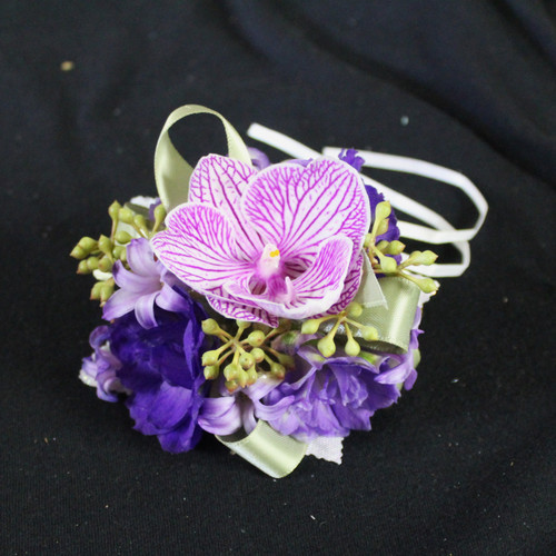 Midnight Purple Corsage