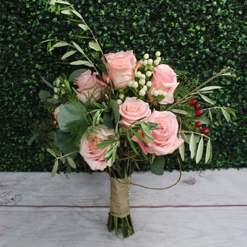 Blushing Roses Bridal Bouquet
