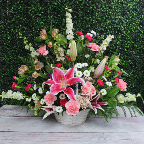 The Graceful Lady Sympathy Basket