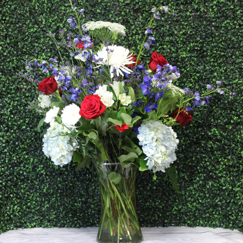 Thank You For Your Service Vase Arrangement