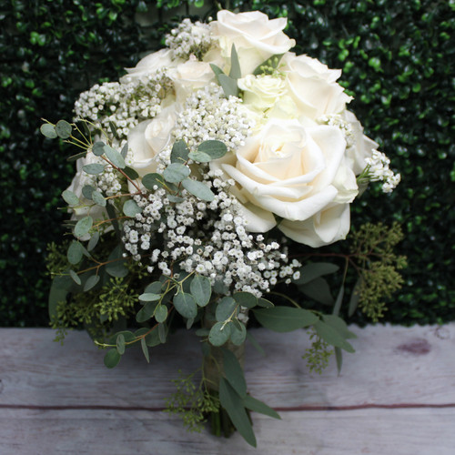 Simply White Bridal Bouquet