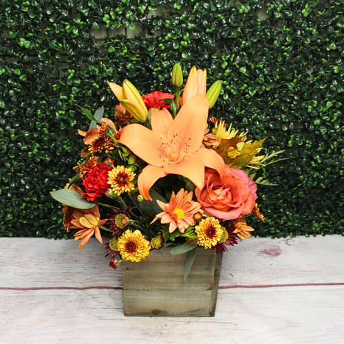Autumn Fields Box Arrangement