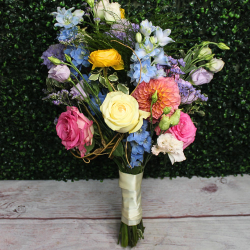 Vivid Garden Bridal Bouquet