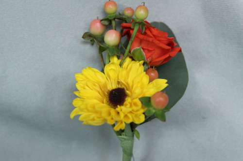 Fall Colors Boutonniere