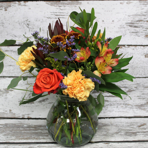 Fall Garden Vase Arrangement