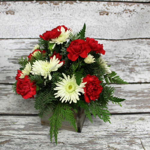 Small Holiday Box of Cheer Arrangement