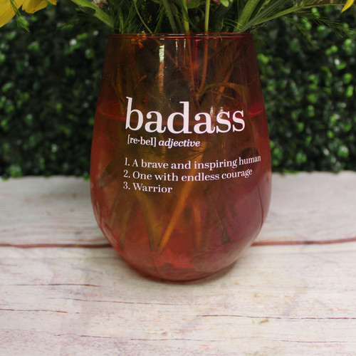BADASS Wine Glass Arrangement