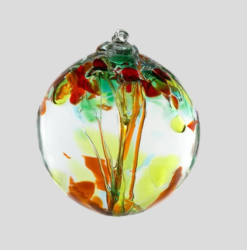 “The Tree of Sisters reminds us to cherish all of our sisters and celebrate their importance in our lives.” The Tree of Enchantment Collection is Kitras Art Glass’ signature creation. Like trees in a forest, no two are alike. With glass “leaves” cascading across the top of the orb and “trunk” webbing pulled through the interior from bottom to top, the Tree of Enchantment is a magnificent, eye catching piece in any size. “The Tree of Sisters reminds us to cherish all of our sisters and celebrate their importance in our lives.” The Tree of Enchantment Collection is Kitras Art Glass’ signature creation. Like trees in a forest, no two are alike. With glass “leaves” cascading across the top of the orb and “trunk” webbing pulled through the interior from bottom to top, the Tree of Enchantment is a magnificent, eye catching piece in any size.