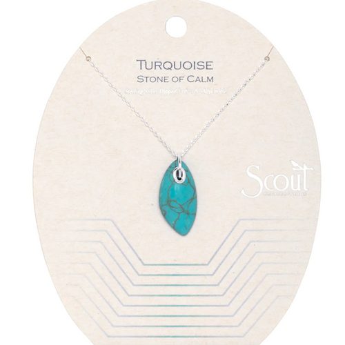 SCOUT - Turquoise Necklace | Organic Stone 