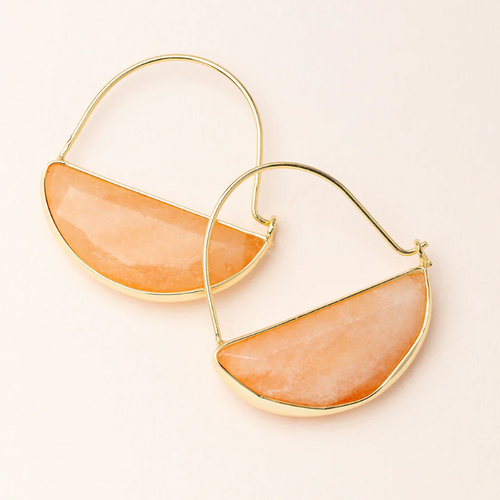 SCOUT - Sunstone (Gold) Earrings | Prism Hoop
