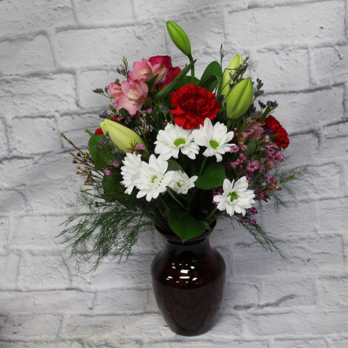 Valentine's Mixed Vase Arrangement
