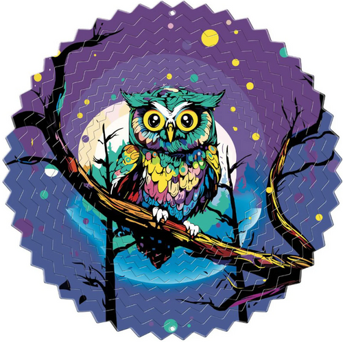 Owl Wind Spinner Owl Wind Spinner