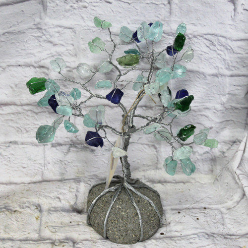 Sea Glass and Wire Tree