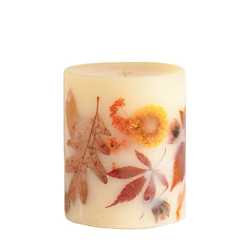 Rosy Rings Harvest Pumpkin Small Round Botanical Candle