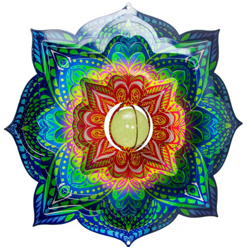 Glow Mandala Wind Spinner