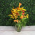 Another example of the Fall Y’all arrangement of fall flowers in a vase