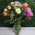 Knock Your Socks Off Roses Vase Arrangement -Pick Your Color