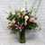 2 Dozen Roses and Stargazer Lilies -Pick Your Color-