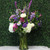 Purple and White Pause Sympathy Arrangement