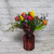 Spring Tulips Vase Arrangement (Best Color Available)