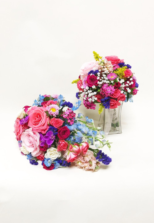 Summer Romance Bouquet Loveland Wedding Florist Earles Flowers 7739