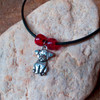 Pewter Pug Puppy Necklace