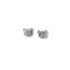 Pewter Playful Cat Post Earrings