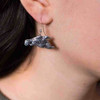 Sterling Silver Eagle Earrings