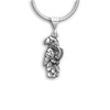 Sterling Silver African Grey Parrot Pendant