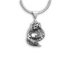 Sterling Silver Fat Cat Pendant