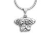 Sterling Silver Bull Mastiff Pendant