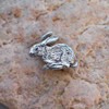 Sterling Silver Rabbit Pin Pendant